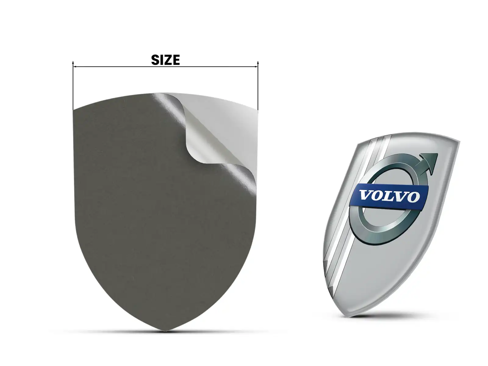 Volvo Pegatina Relieve Auto Estilo Profesional Resistente